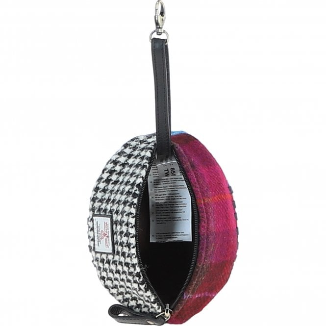 Ashwood Leather Ashwood Leather X Harris Tweed Mini Rugby Washbag Black/Mix: TW-81-23-BM