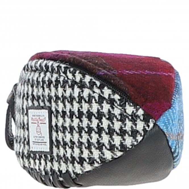 Ashwood Leather Ashwood Leather X Harris Tweed Mini Rugby Washbag Black/Mix: TW-81-23-BM