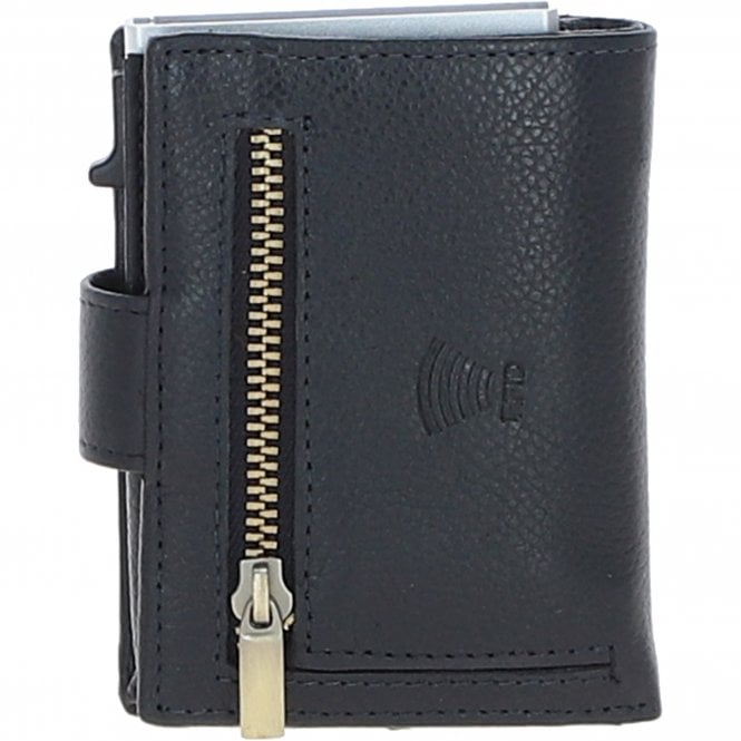 Ashwood Leather Ashwood Leather X Harris Tweed RFID Secure Wallet Navy/Pink: TW-16-06-NP