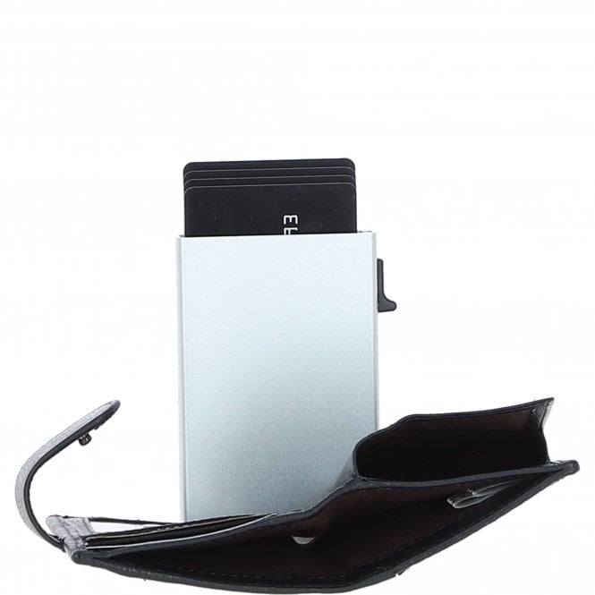 Ashwood Leather Ashwood Leather X Harris Tweed RFID Secure Wallet Navy/Pink: TW-16-06-NP