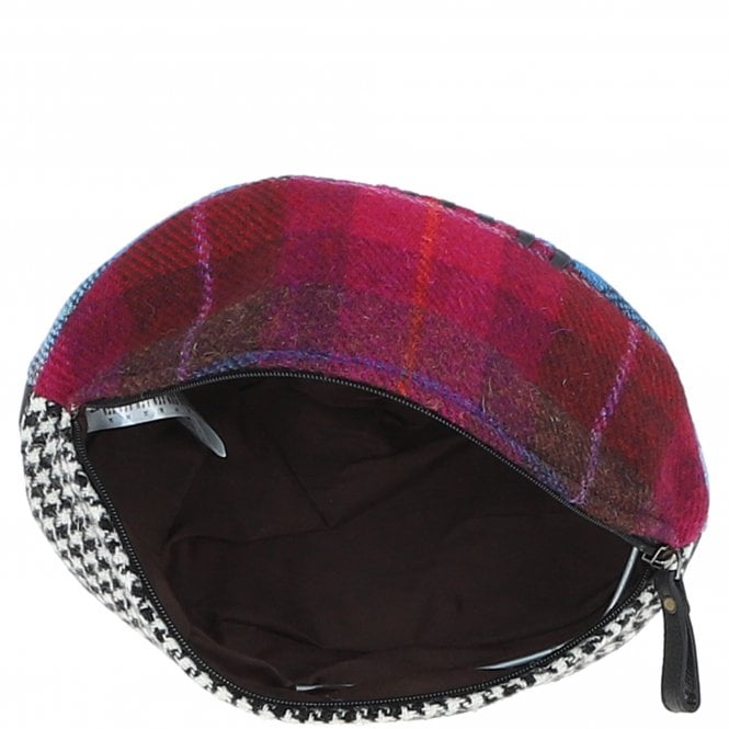 Ashwood Leather Ashwood Leather X Harris Tweed Rugby Washbag Black/Mix: TW-82-23-BM