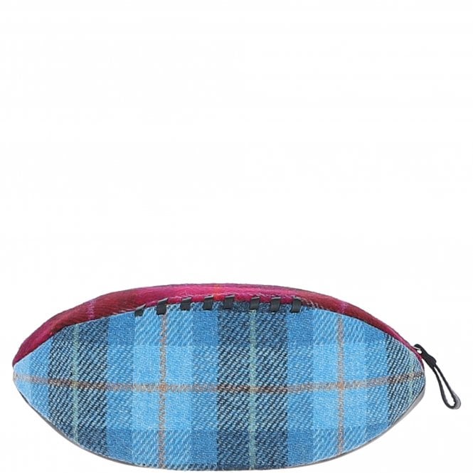 Ashwood Leather Ashwood Leather X Harris Tweed Rugby Washbag Black/Mix: TW-82-23-BM