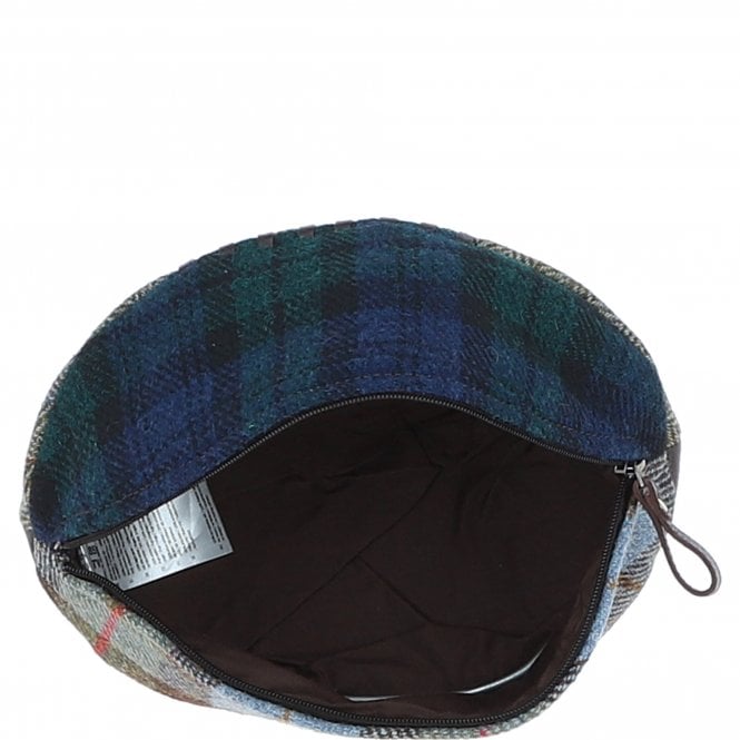 Ashwood Leather Ashwood Leather X Harris Tweed Rugby Washbag Brown/Mix: TW-82-22-BM