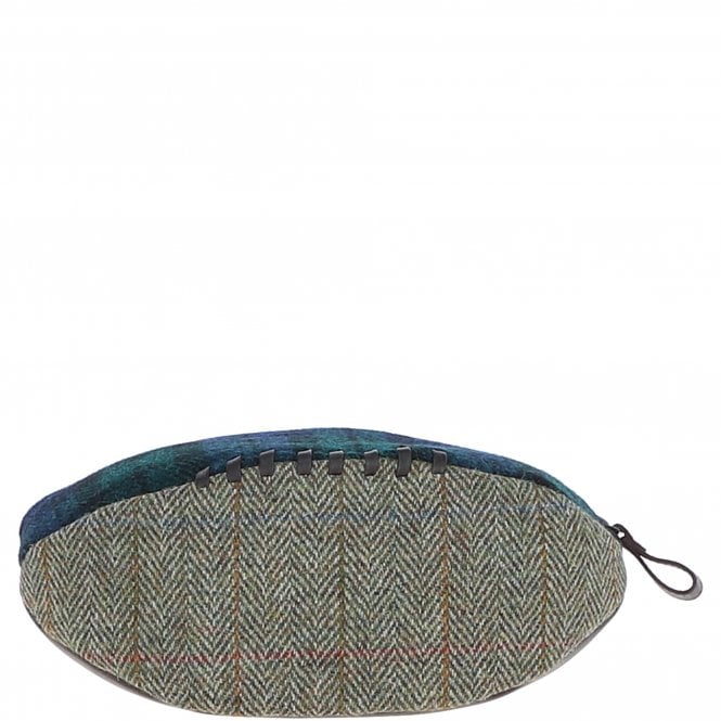 Ashwood Leather Ashwood Leather X Harris Tweed Rugby Washbag Brown/Mix: TW-82-22-BM