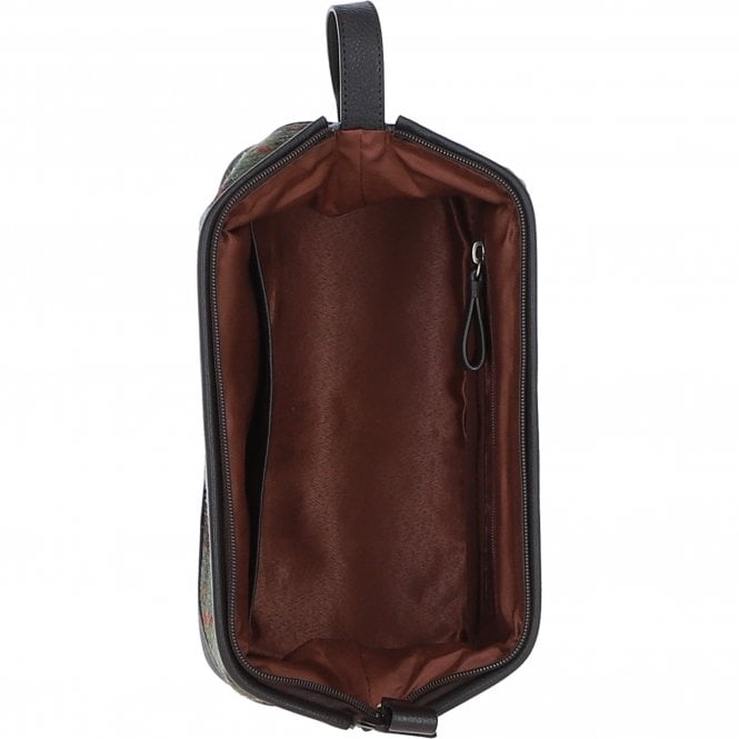 Ashwood Leather Ashwood Leather X Harris Tweed Unisex Washbag Brown/Mcload: TW-40-01-BM