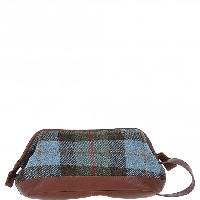 Ashwood Leather Ashwood Leather X Harris Tweed Unisex Washbag Tan/Mcload: TW-40-02-TM
