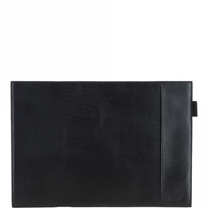 Ashwood Leather Ashwood Luxury Leather Desk Set Black: GS-1298