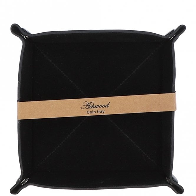 Ashwood Leather Ashwood Luxury Leather Desk Set Black: GS-1298