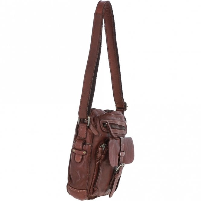 Ashwood Leather Ashwood Medium Travel Flight Bag Brandy: SERGIO N