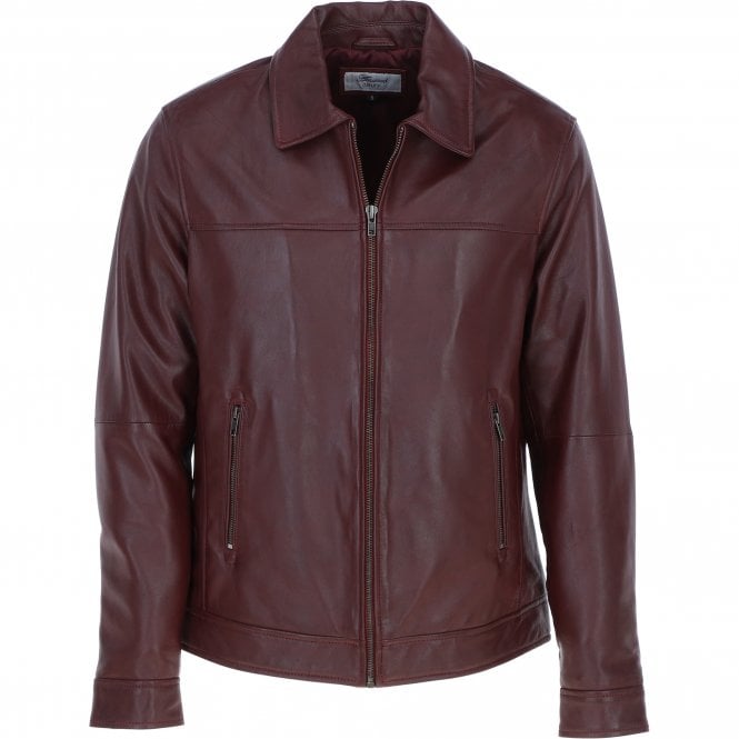 ashwood leather Ashwood Men's Leather Brando Jacket Oxblood: awl-brando