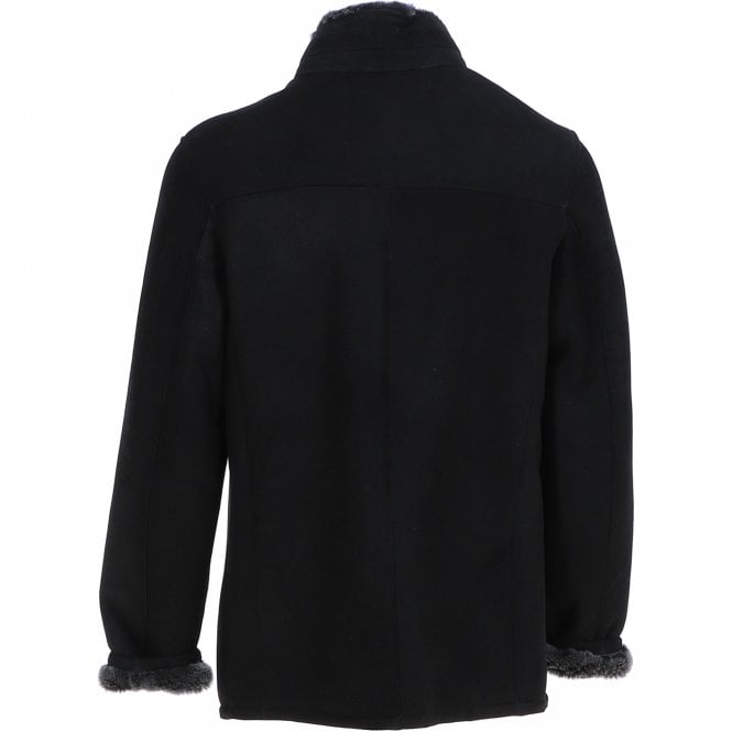 Ashwood Leather Ashwood Men's Shearling Coat Black: KE 229