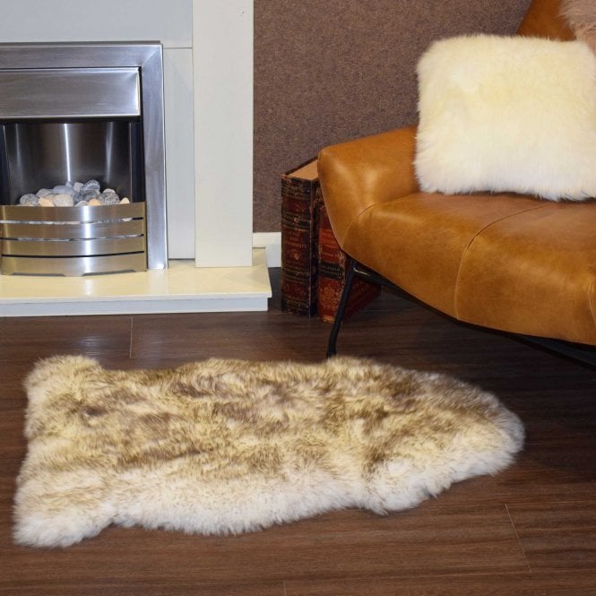 Ashwood Leather Ashwood Single Australian Sheepskin Rug Wolf Tip