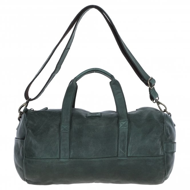 ashwood leather Ashwood Unisex Barrel Gym Bag Green: d-96