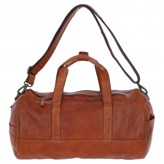 Ashwood Leather Ashwood Unisex Barrel Gym Bag Tan: D-96