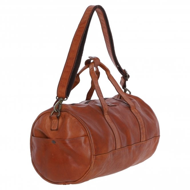 Ashwood Leather Ashwood Unisex Barrel Gym Bag Tan: D-96