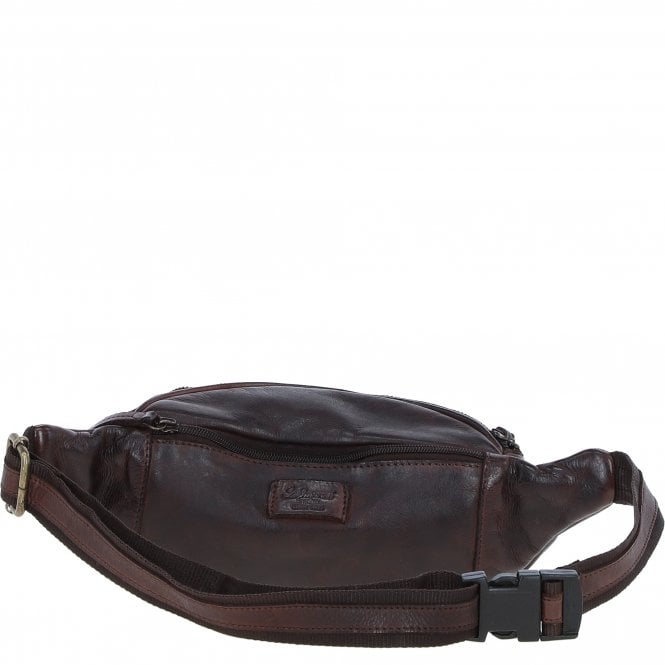 Ashwood Leather Ashwood Unisex Bum Bag Brandy: D-102