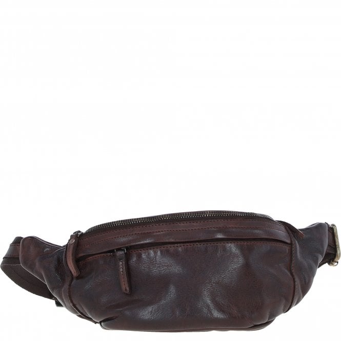 ashwood leather Ashwood Unisex Bum Bag Brandy: D-102