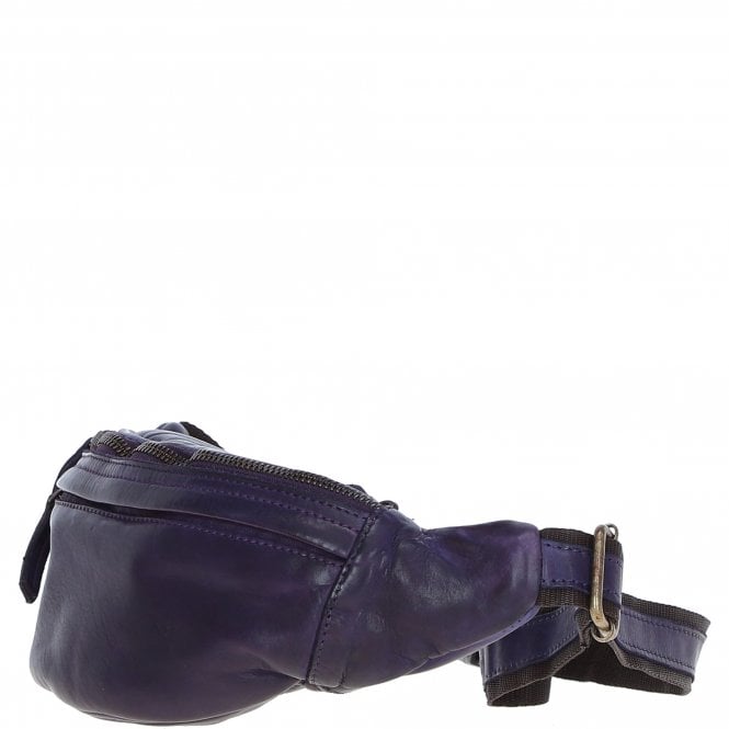 Ashwood Leather Ashwood Unisex Bum Bag Purple: D-102