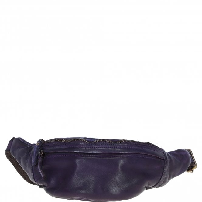 ashwood leather Ashwood Unisex Bum Bag Purple: D-102