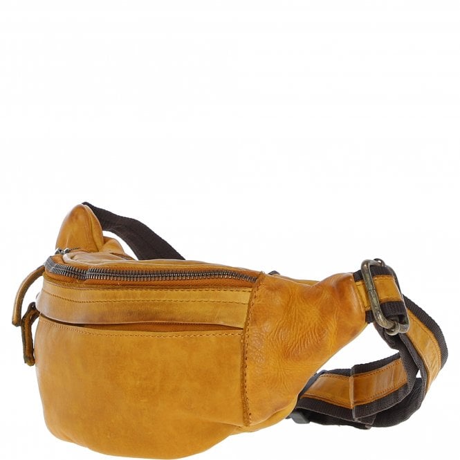 Ashwood Leather Ashwood Unisex Bum Bag Yellow: D-102