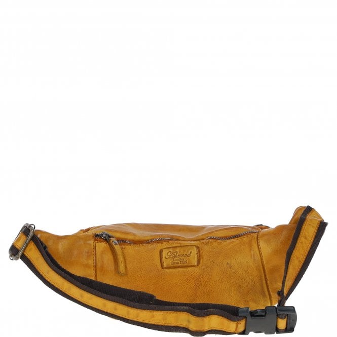 Ashwood Leather Ashwood Unisex Bum Bag Yellow: D-102