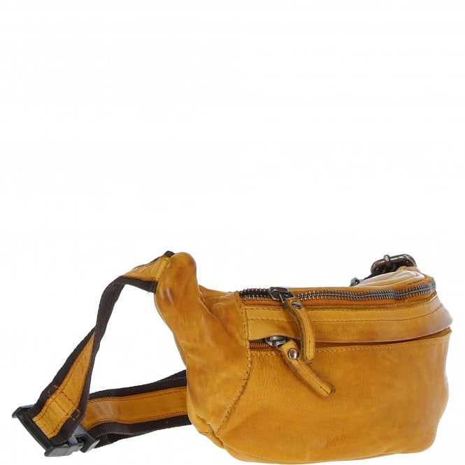 Ashwood Leather Ashwood Unisex Bum Bag Yellow: D-102