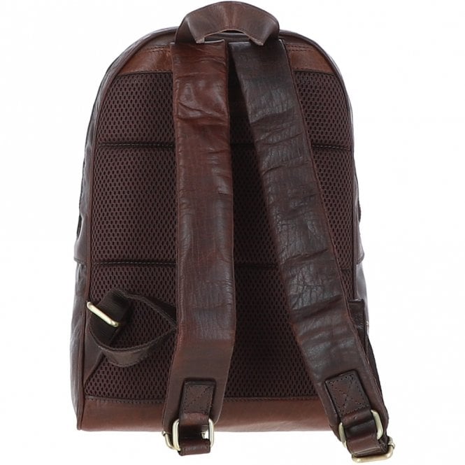 Ashwood Leather Ashwood Unisex Leather Backpack Brandy : G-38
