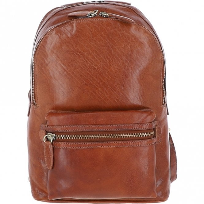 ashwood leather Ashwood Unisex Leather Backpack Tan : G-38