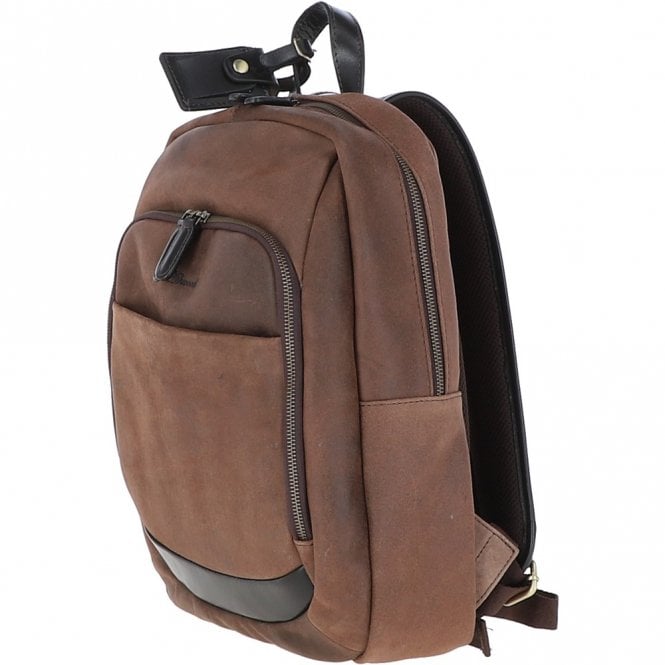 Ashwood Leather Ashwood Vegetable Tanned Leather Backpack Oily Brown : 11319