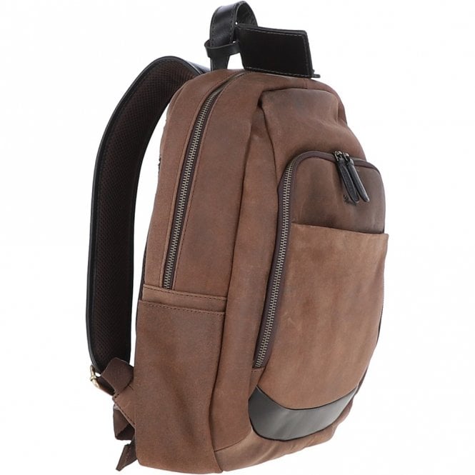 Ashwood Leather Ashwood Vegetable Tanned Leather Backpack Oily Brown : 11319