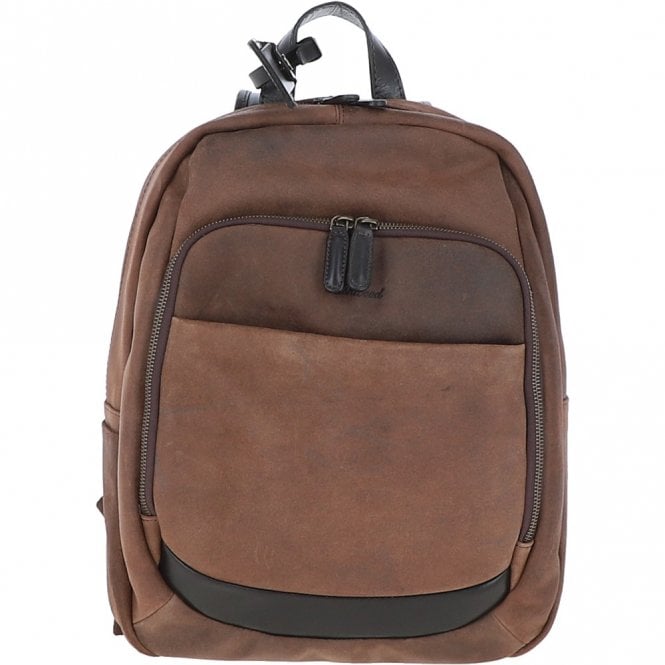 ashwood leather Ashwood Vegetable Tanned Leather Backpack Oily Brown : 11319