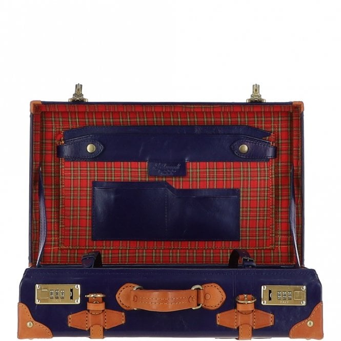 Ashwood Leather Ashwood Vintage Leather Trunk Navy: VIN-18