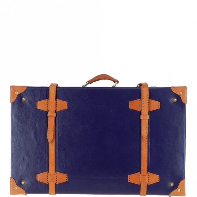 ashwood leather Ashwood Vintage Leather Trunk Navy: VIN-22