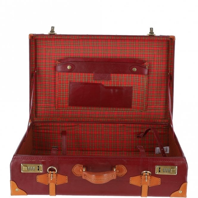 Ashwood Leather Ashwood Vintage Leather Trunk Red: VIN-22