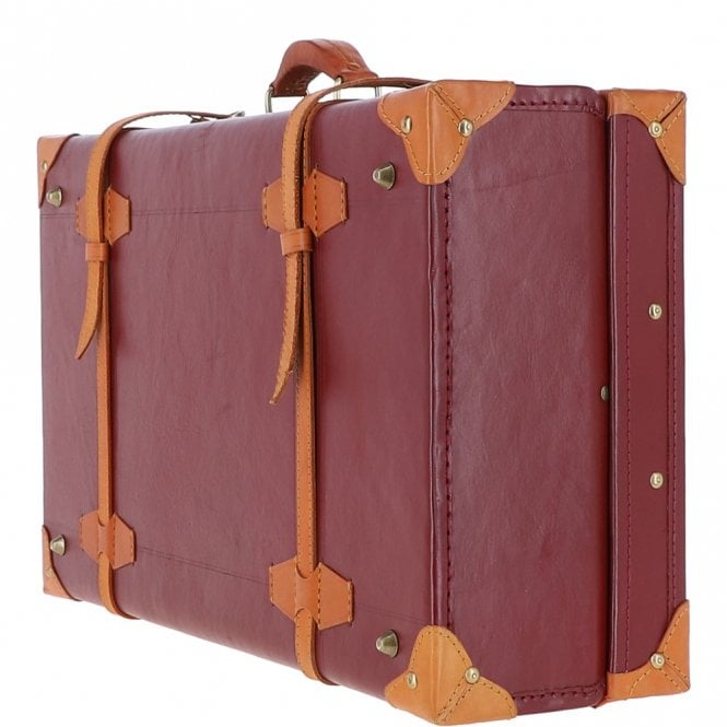 Ashwood Leather Ashwood Vintage Leather Trunk Red: VIN-22