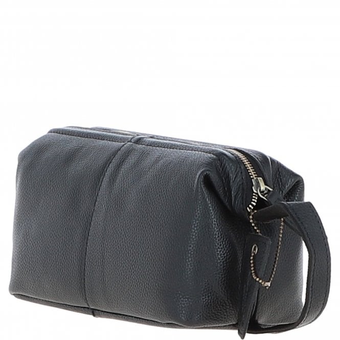 Ashwood Leather Ashwood Vintage Leather Washbag Black: Q-47