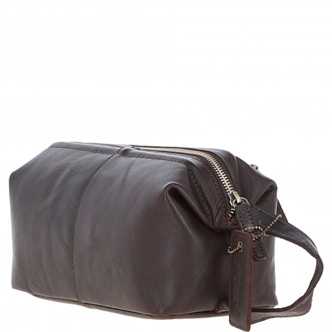 Ashwood Leather Ashwood Vintage Leather Washbag Brandy: Q-47
