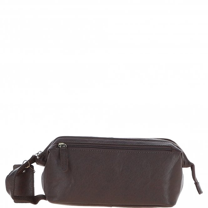 Ashwood Leather Ashwood Vintage Leather Washbag Brandy: Q-47