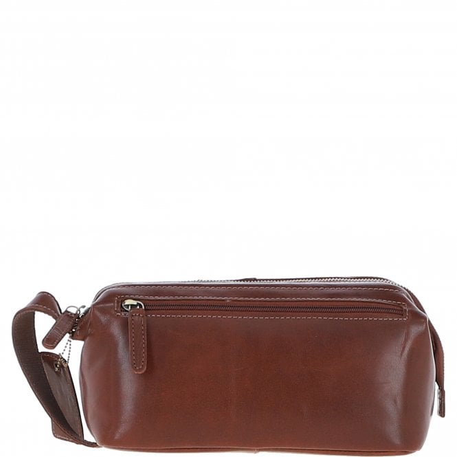 Ashwood Leather Ashwood Vintage Leather Washbag Chestnut: Q-47