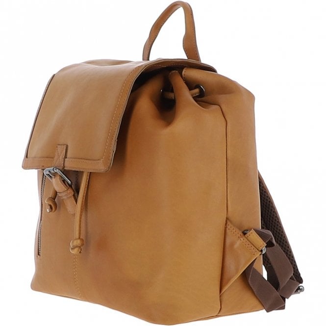 Ashwood Leather Ashwood Waxy Leather Travel Rucksack Cognac: W-70