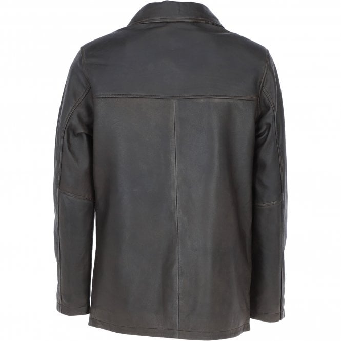 Ashwood Leather Classic Ashwood Men's Aq Brown Leather Jacket: AWM-REEFER