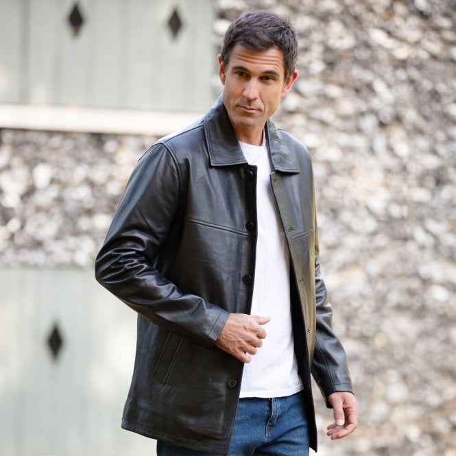 Ashwood Leather Classic Ashwood Men's Black Leather Jacket: AWM-REEFER