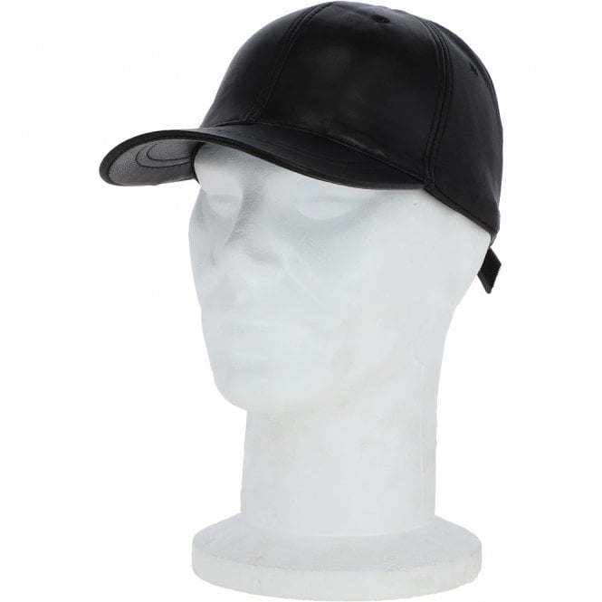 ashwood leather Classic Leather Baseball Cap Black : Kanye