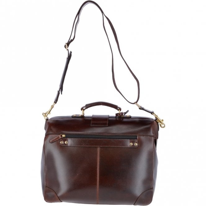 Ashwood Leather Classic Leather Doctors Work Bag Brandy : Dextor
