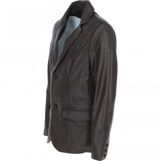Ashwood Leather Classic Men's Ashwood Leather Blazer Navada: AWL-2288