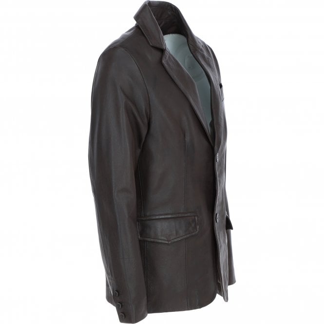 Ashwood Leather Classic Men's Ashwood Leather Blazer Navada: AWL-2288