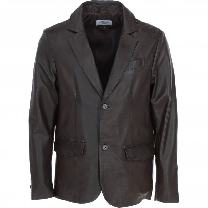 ashwood leather Classic Men's Ashwood Leather Blazer Navada: AWL-2288