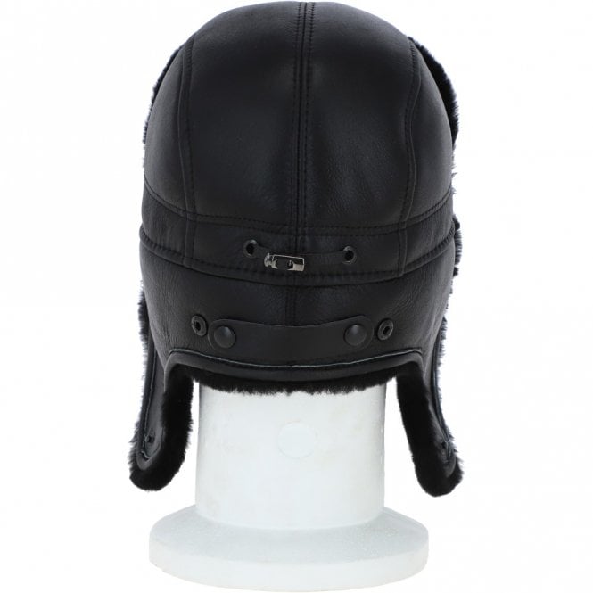 Ashwood Leather Classic Russian Style Sheepskin Hat Black/blk: Vladimir