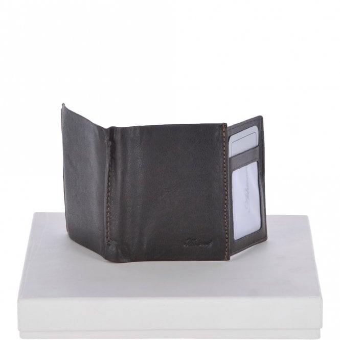 Ashwood Leather Crumble 4 Card ID & Coins Bill Fold Wallet Brown/crum: 1417 C