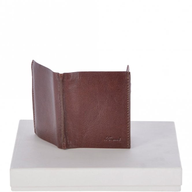 Ashwood Leather Crumble 4 Card ID & Coins Bill Fold Wallet Tan : 1417 C